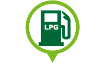 全国に約1,500カ所のLPG スタンド